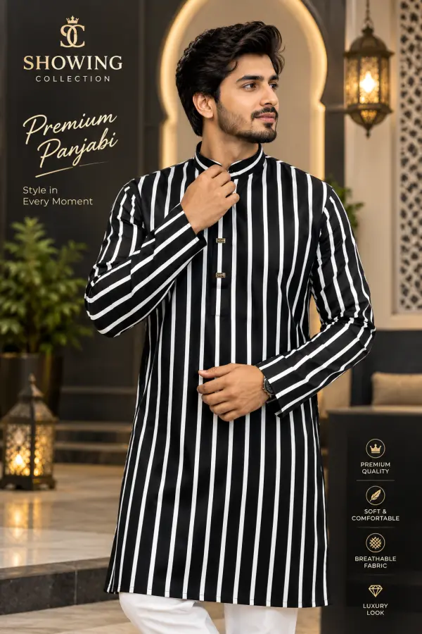 Stripe Desine Panjabi