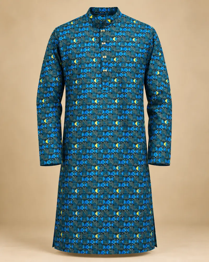 DIZITAL PRINT BLUE