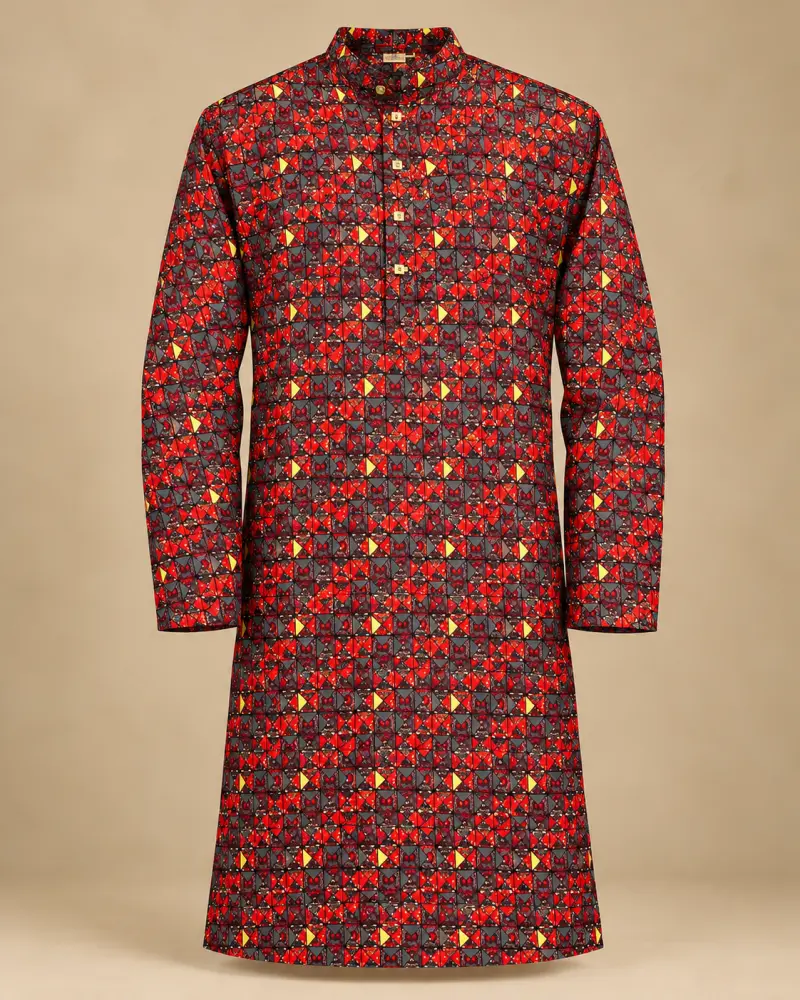 DIZITAL PRINT RED